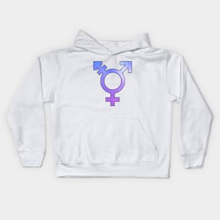 Gender Neutral Sign Kids Hoodie